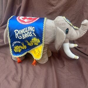 Ringling Bros Elephant Plush Collectible
